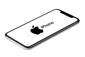 iphone met apple logo
