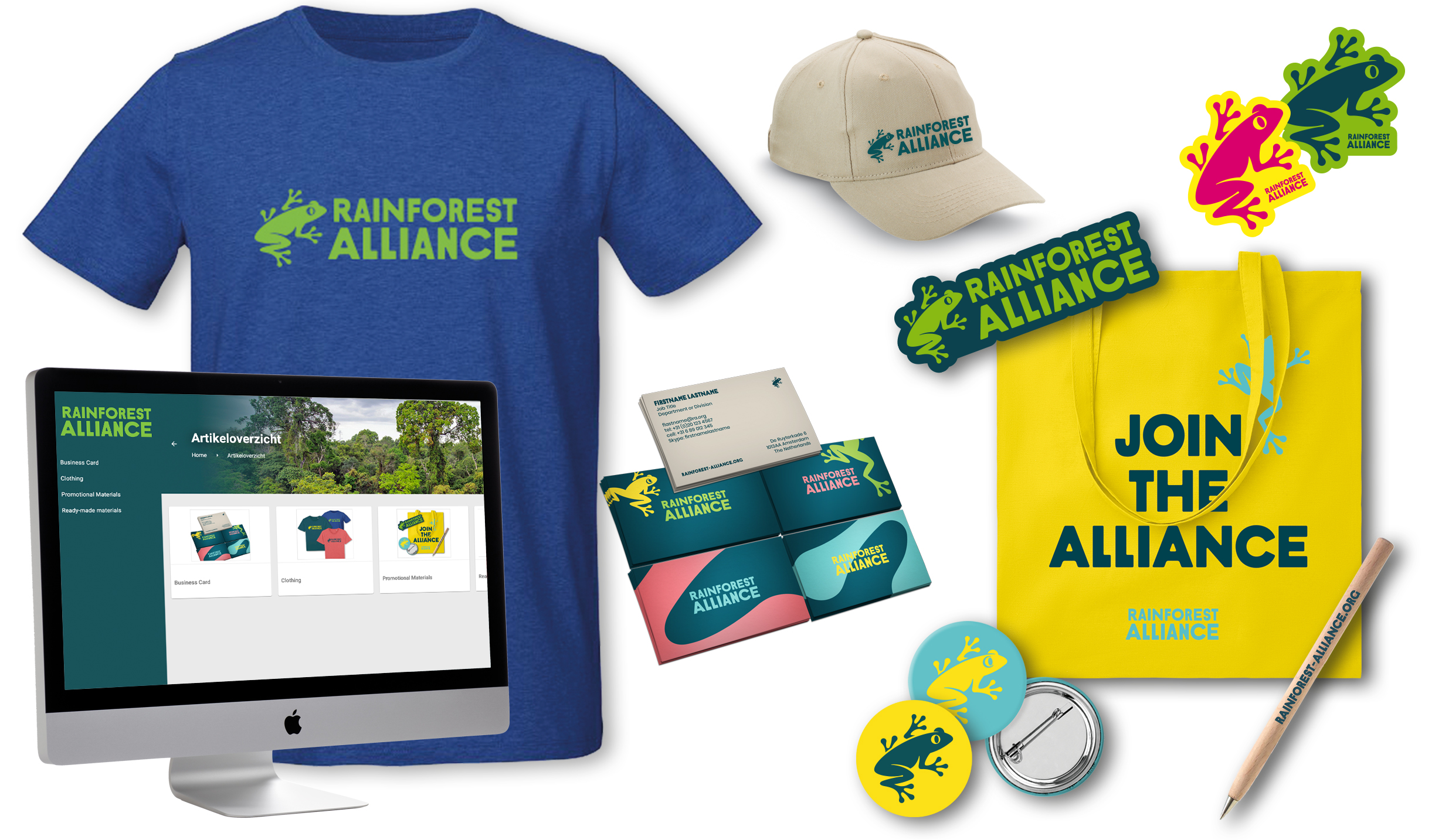 Rainforest Alliance case - Promotiematerialen