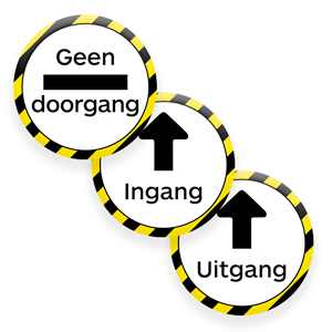 Ronde Vloerstickers