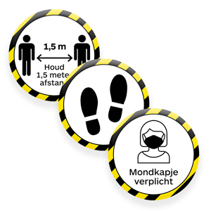 Ronde Vloerstickers