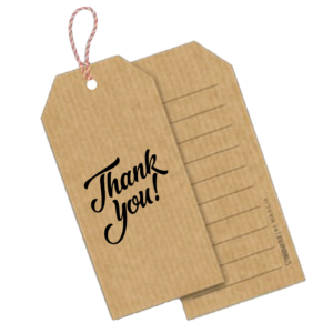 Thank you tags - Kerst relatiegeschenken - de Toekomst