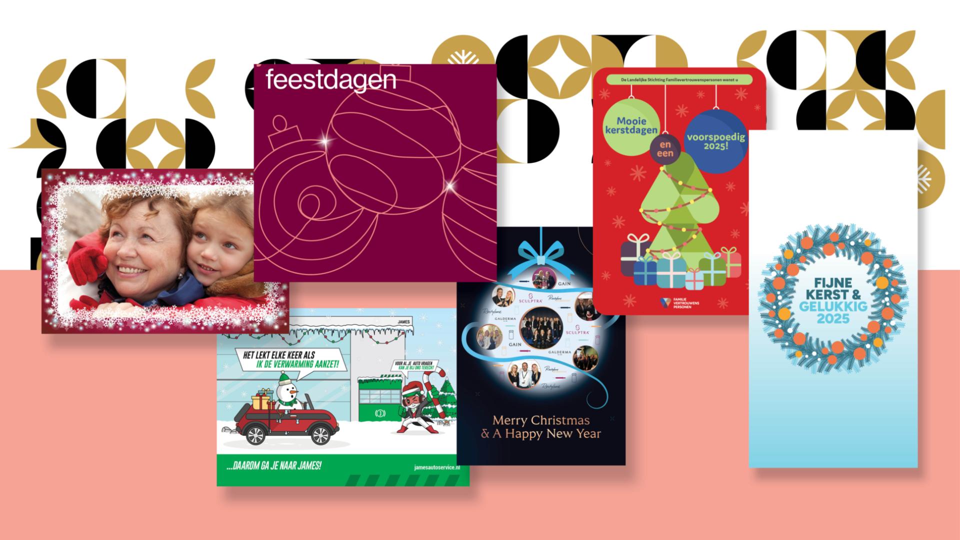 kerstkaarten - Zorgeloos kerstkaarten versturen? Wij regelen het voor je! - de Toekomst